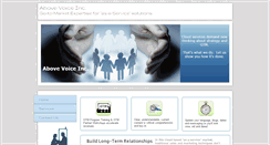 Desktop Screenshot of abovevoice.com